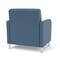 Lesro Siena Lounge Reception Wide Guest Chair, Brushed Steel, MD Titan Upholstery SN1201 - alternate 2
